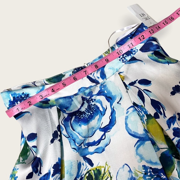 🆕 NWT B. Darlin’ 2-Piece Blue Ballgown Maxi Skirt Tie-Waist Crop Top Set Sz 5/6 - Picture 13 of 15